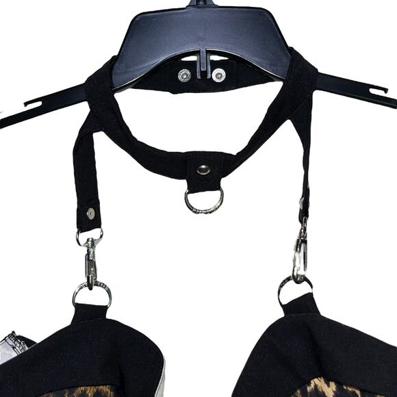 Killstar Leopard Dress Man Eater Bondage - Picture 11 of 16